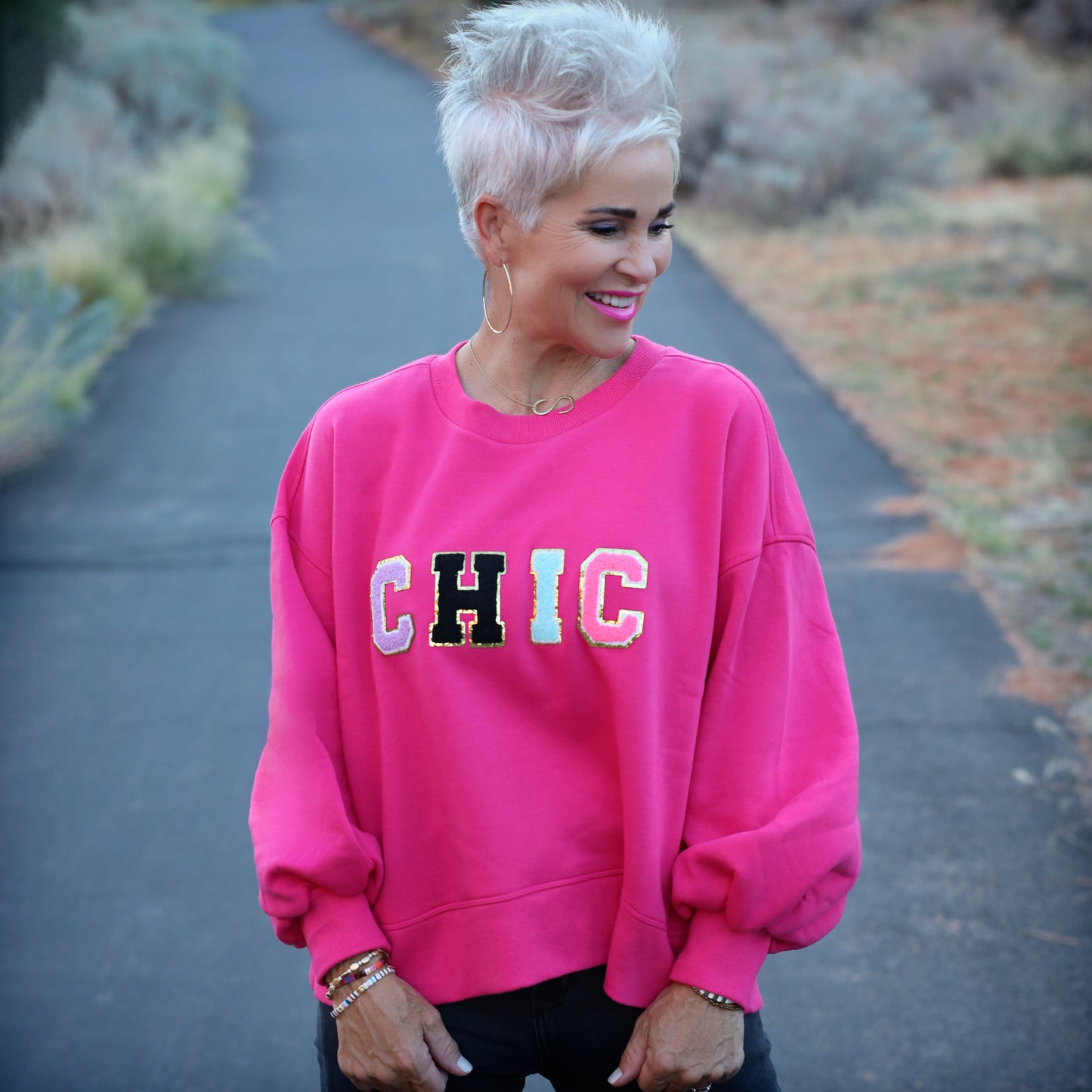 CHIC Pink Sweatshirt